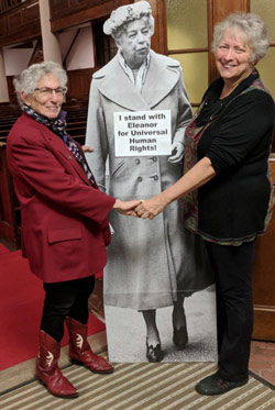 Blanche Wiesen Cook and Marguerite Adelman 