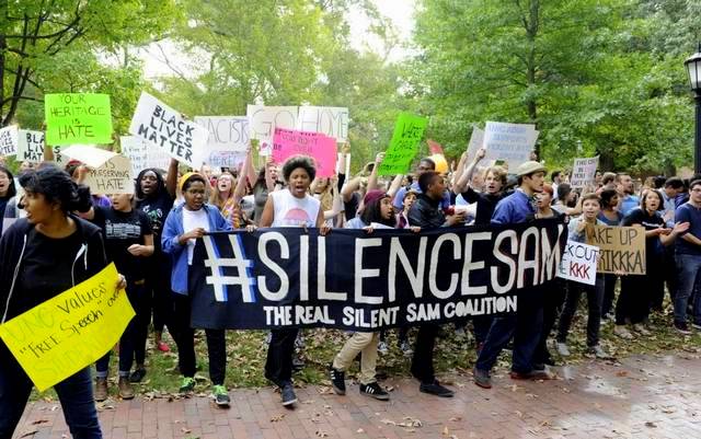 Triangle Branch Confederate Monument silent sam