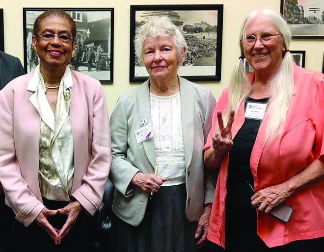 Ellen Thomas, Robin Lloyd, Eleanor Holmes Norton