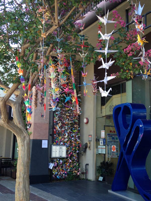 Menlo Park Peace Cranes