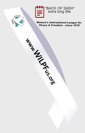 WILPF Sashes